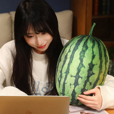 Plushie Realistic Watermelon, 3-14" | 8-35 cm