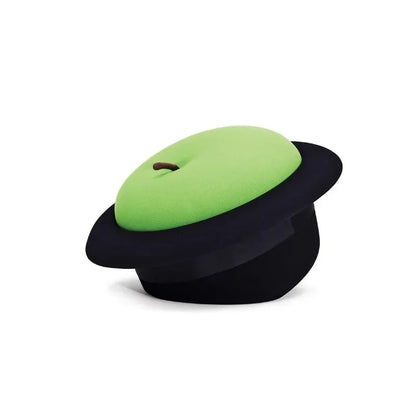 Black Hat & Apple Ottoman – Whimsical Home Decor