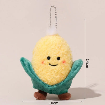 Plushie Cartoon Food Keychain, 20 Varieties