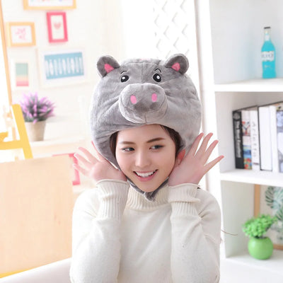 Pig Nose Plush Headgear | Cute Animal Costume Hat