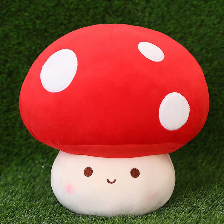 Kawaii Mushroom Plushie, 9" | 23 cm