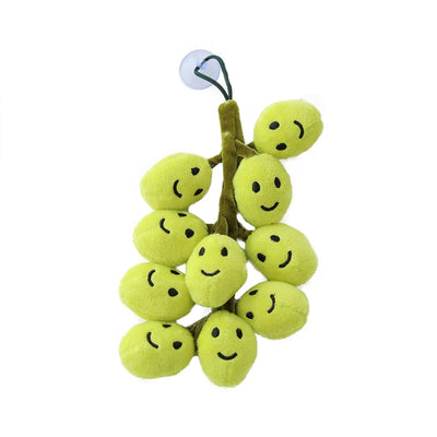 Peluche Souriante Tige de Raisins, 8-10" | 20-26 cm