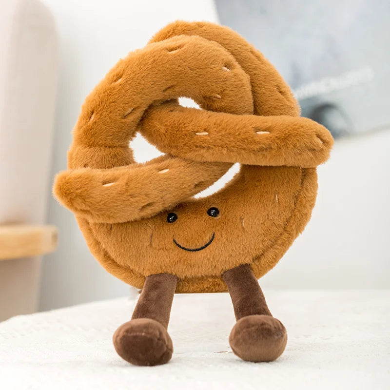 Breakfast Food Plush Doll Set – Kawaii Egg Toast & Bread Cartoon Toys