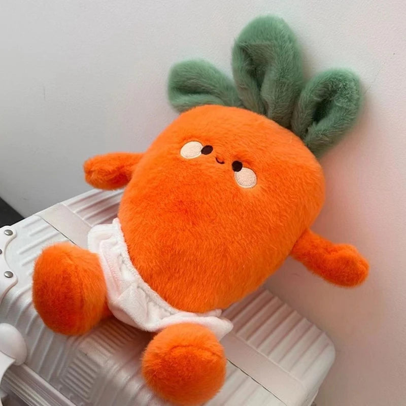 Kawaii Running Turnip Plush Toy, 16" | 40 cm