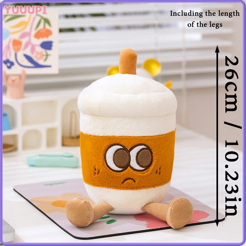 Plush Coffee Cup Mug Teapot Stuffed Toy | Cute Drink Character Pillow