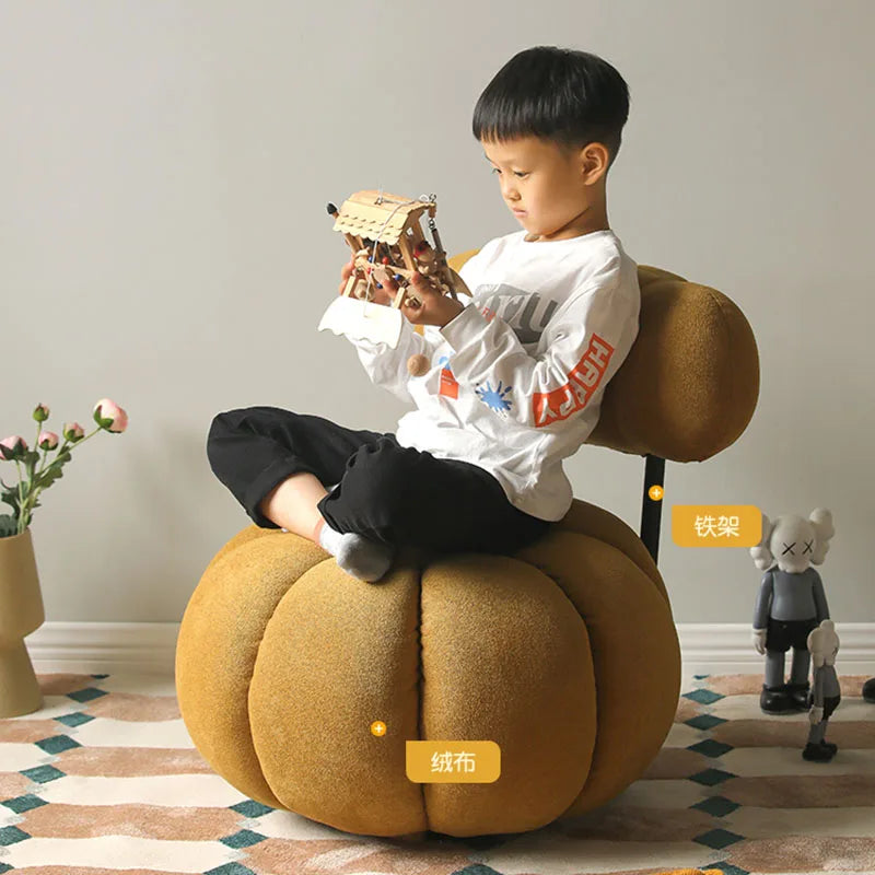 Cozy Pumpkin Plush Chair – Whimsical Comfort for All Ages