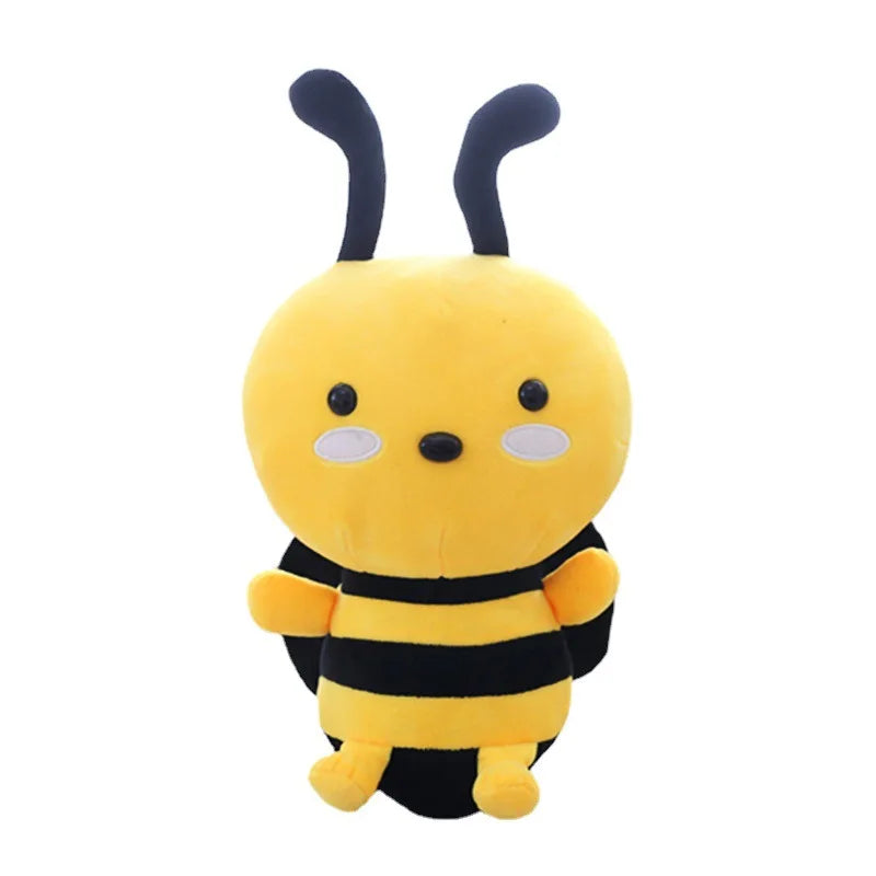 Cartoon Kawaii Honeybee Plushie, 8" | 20 cm