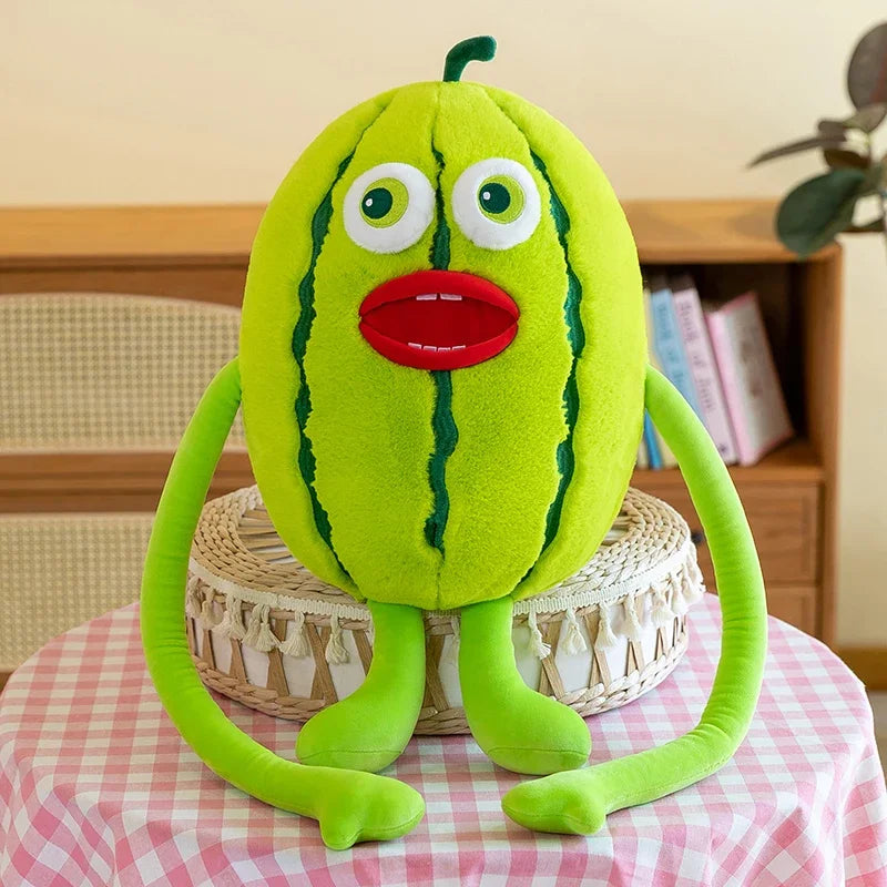 Funny Watermelon Plushie, 12-28" | 32-70 cm