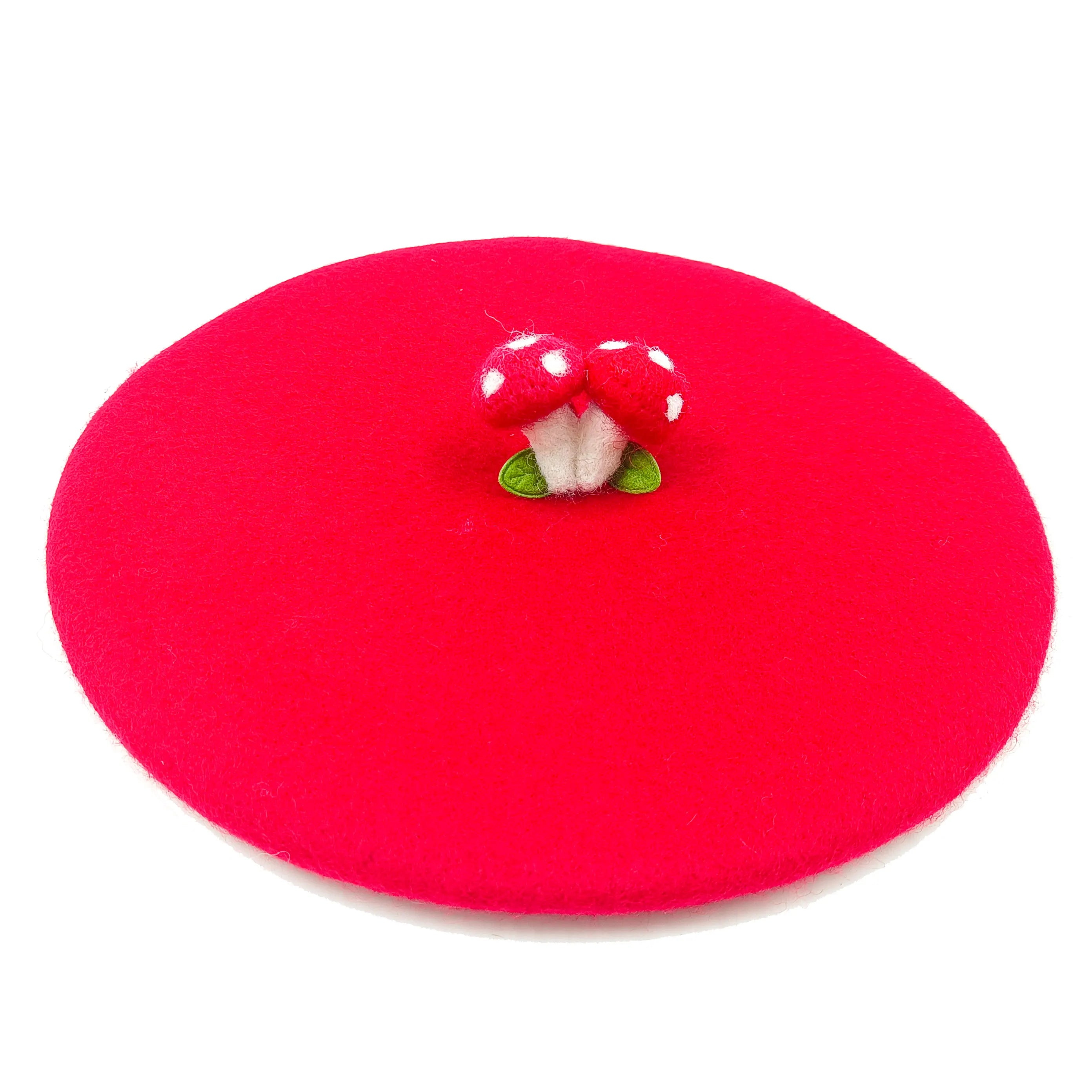Handmade Wool Felt Floral / Fruit Hat | Cherry Blossom & Flower Crown