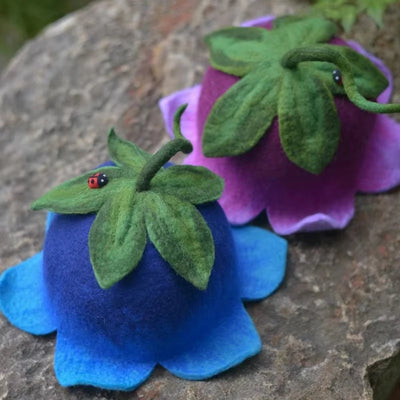 Handmade Wool Felt Floral / Fruit Hat | Cherry Blossom & Flower Crown