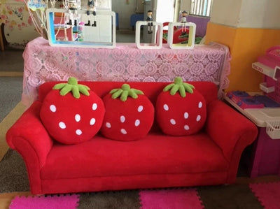 Conjunto de Sofás para Niños Sueño de Fresa - Cuatro Colores