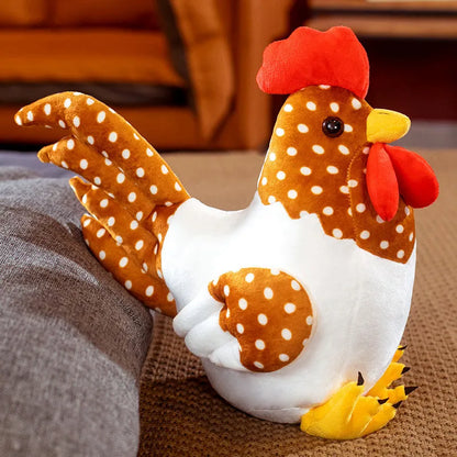 Decoración de Pollo Jumbo de Peluche, Cuatro Colores, 12-31" | 30-80 centímetros