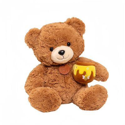Honey Pot Teddy Bear Plush Toy, 9-12" | 22-30 cm