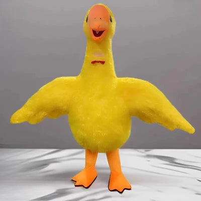 Disfraz de Cisne Blanco Inflable de Peluche