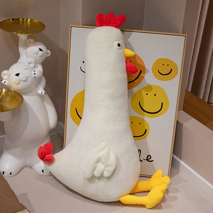 Jumbo Long-Necked Chicken Plushie, 3 Colors, 24-55" | 60-140 cm