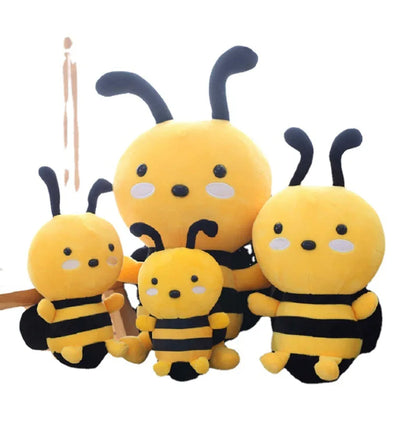 Peluche de Abeja de Caricatura Kawaii, 8" | 20 centímetros