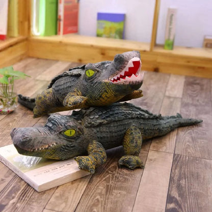 Ultimate Jumbo Lifelike Crocodile Plushie, Dos Estilos, 6.5'' | 200 centímetros