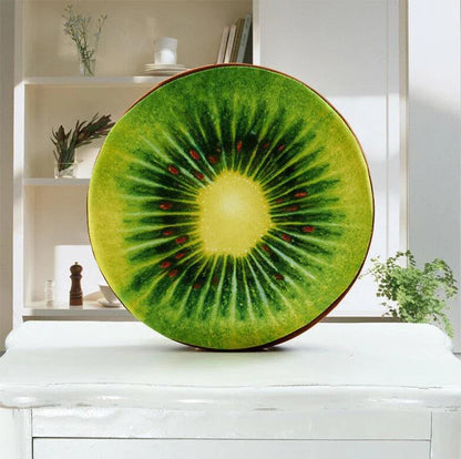 Sliced Fruit Seat Cushion Plushies, Six Styles, 13" | 32 cm