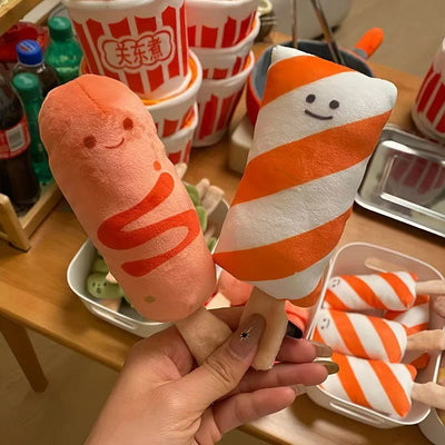 Hot Pot Plush Simulation Bowl – Kawaii Spicy Malatang Food Decor