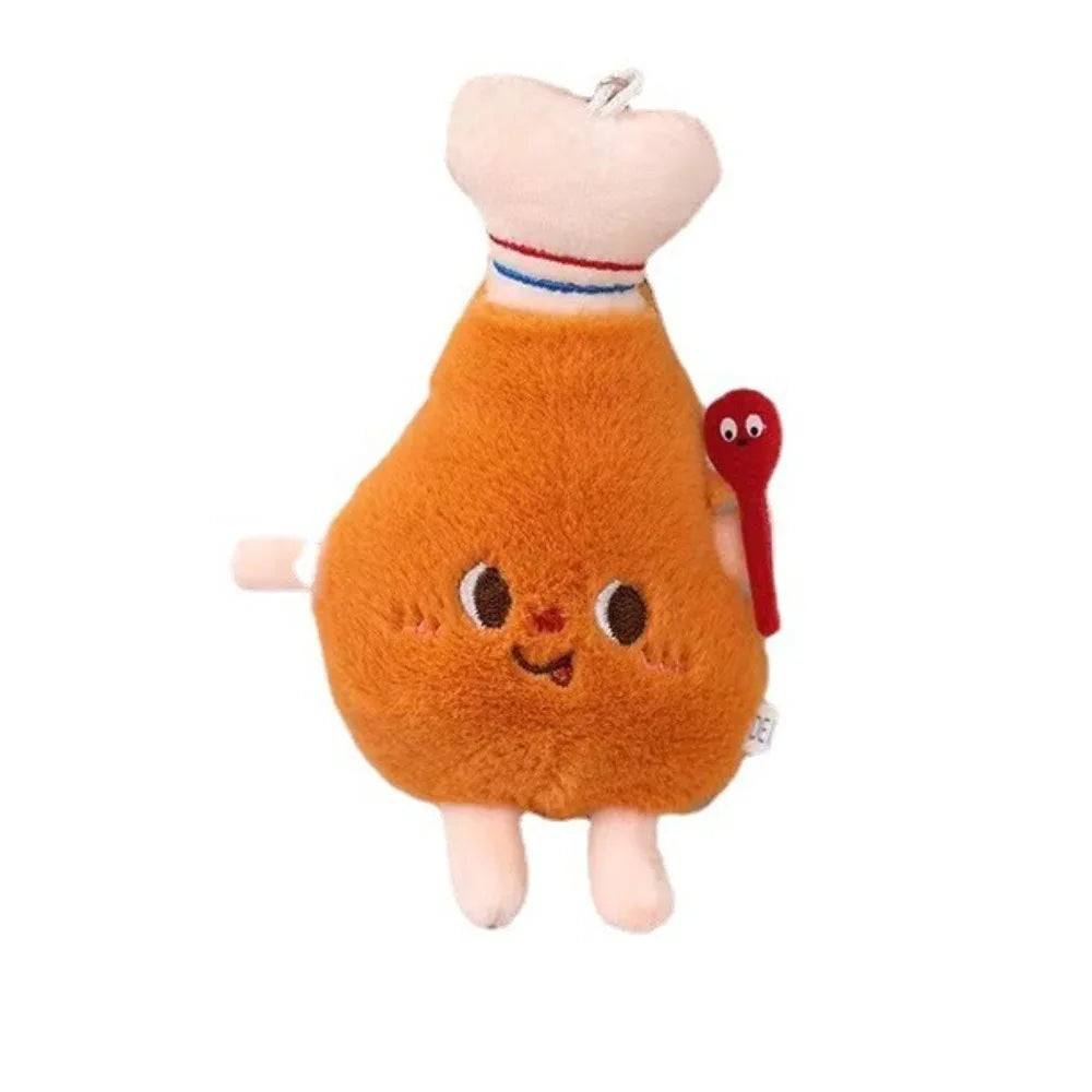 Plushie Cartoon Food Keychain, 20 Varieties