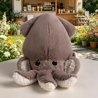 Mini Squid Plush Keychain | Kawaii Aquatic Bag Charm