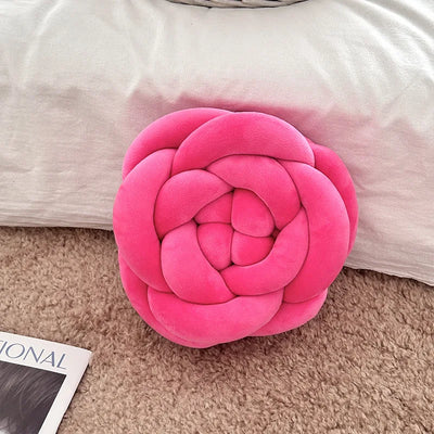 Rose Knot Plushie Throw Pillow, Seven Colors, 7-11" | 17-28 cm 🌹