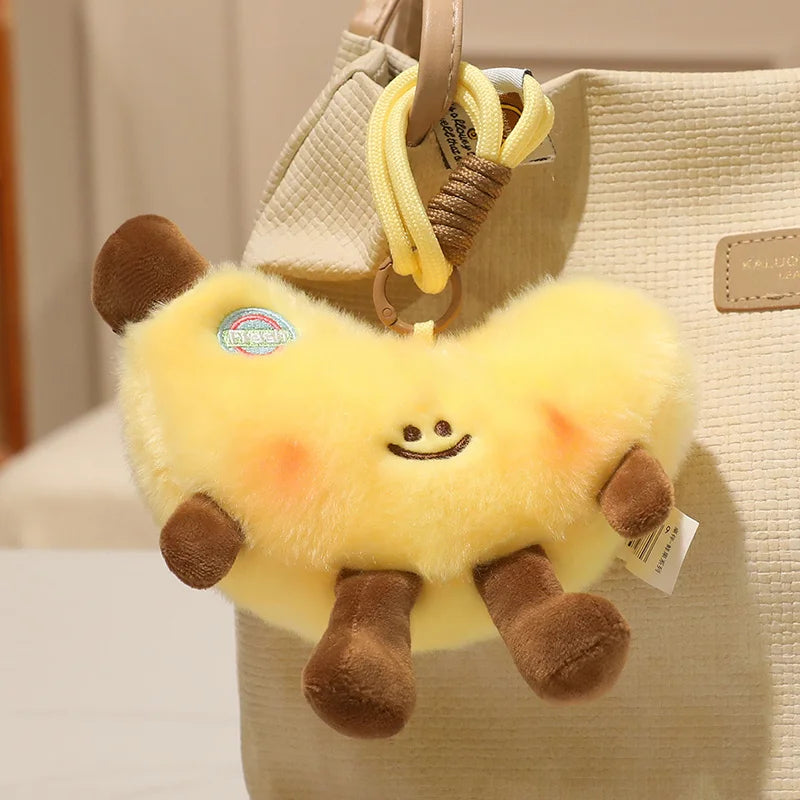 Kawaii Cartoon Fruit Plush Toys, Four Styles – Durian, Kiwi, Dragon Fruit, Banana