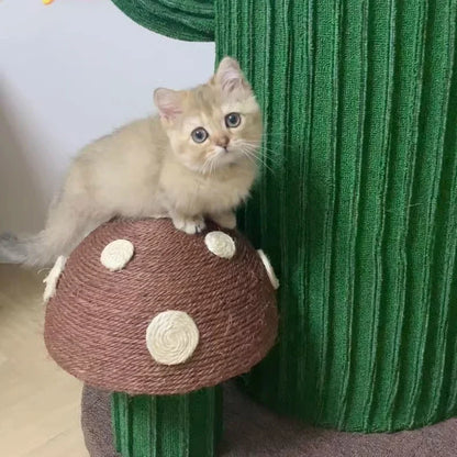 Luxury Cactus Cat Tree- Suitable for Multiple Cats