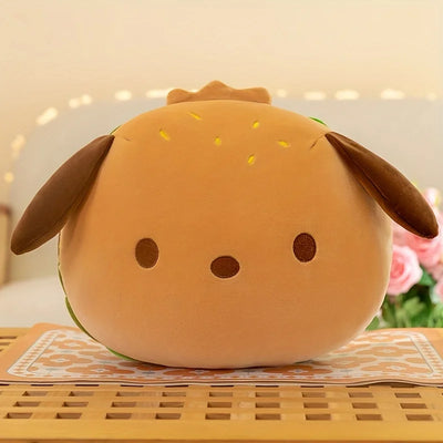 Plüsch-Hamburger-Hund, 33-40 cm | 33-40 cm