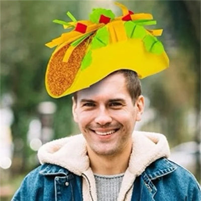 Taco Sombrero Party Hat | Mexican Food Costume Accessory
