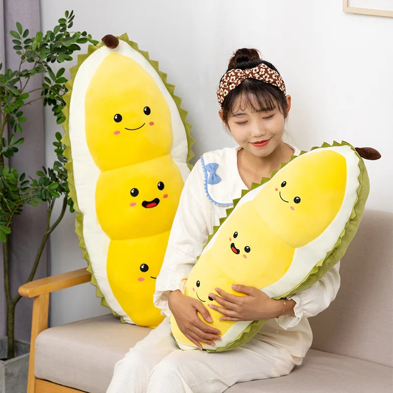 Jumbo Smiling Durian Plushie, 12-37" | 30-95 cm