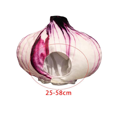 Plush Onion Hat | Kawaii Vegetable Costume Headwear