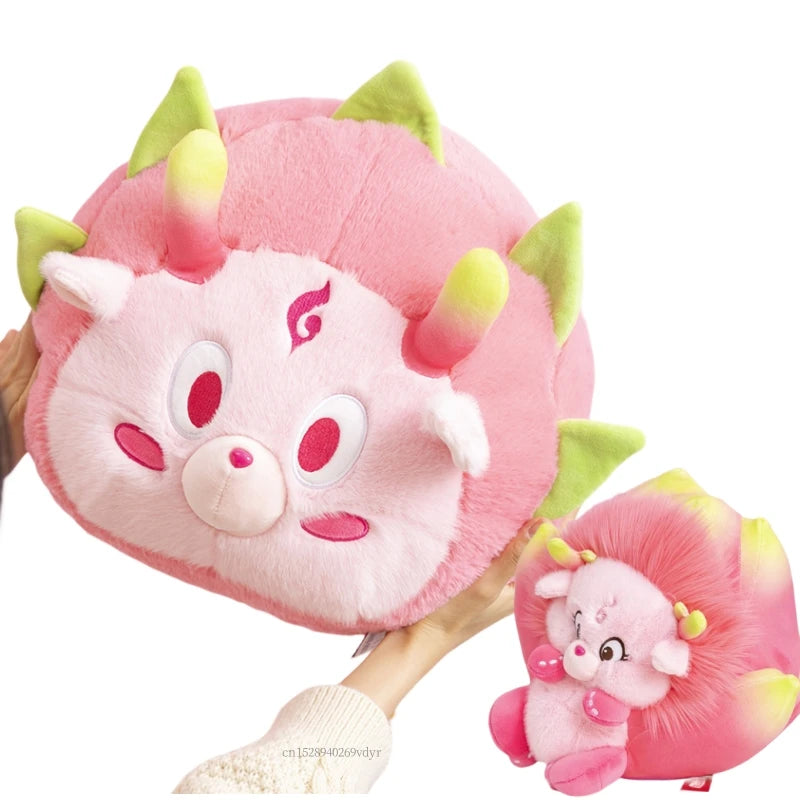 Dragon Fruit Dragon Stuffed Animal with Pillow Option