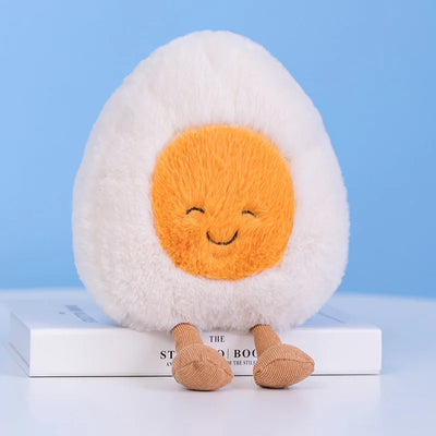 Cartoon Egg, Toast & Bread Plush Doll | Breakfast Food Stuffed Toy Set