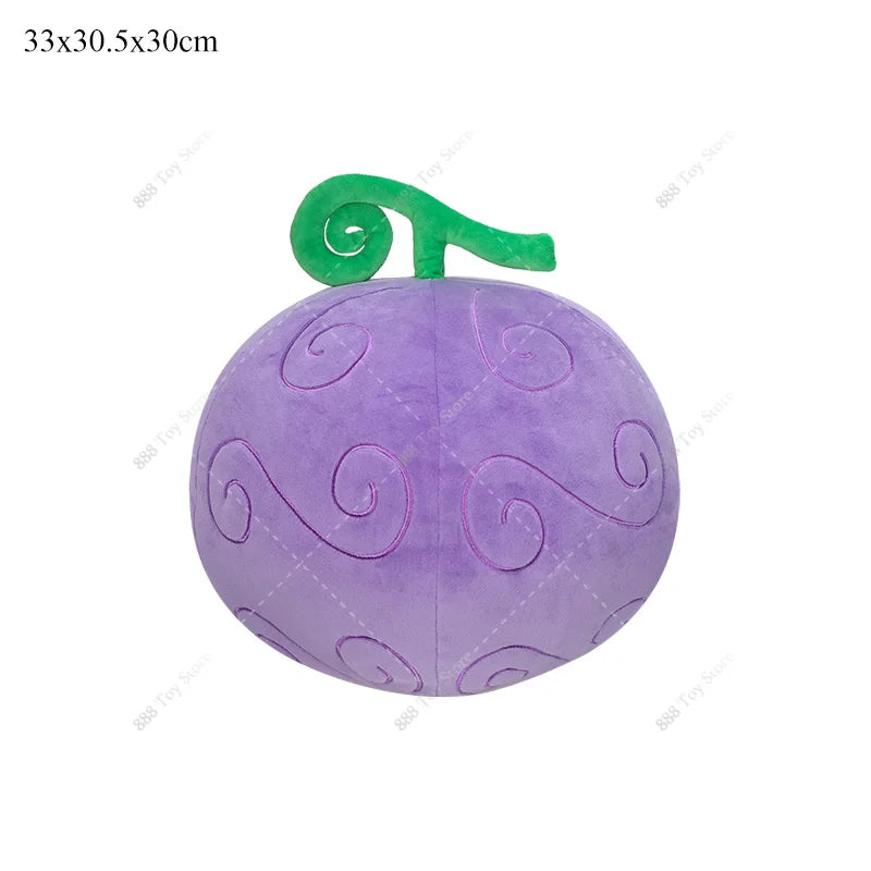 One Piece Devil Fruit Plush Toys | Anime Stuffed Character Fruit Pillows