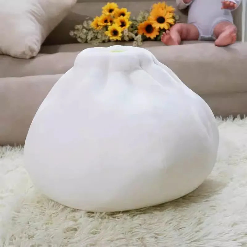 Plushie de Bao Bun Realista – Decoración de Comida de Peluche