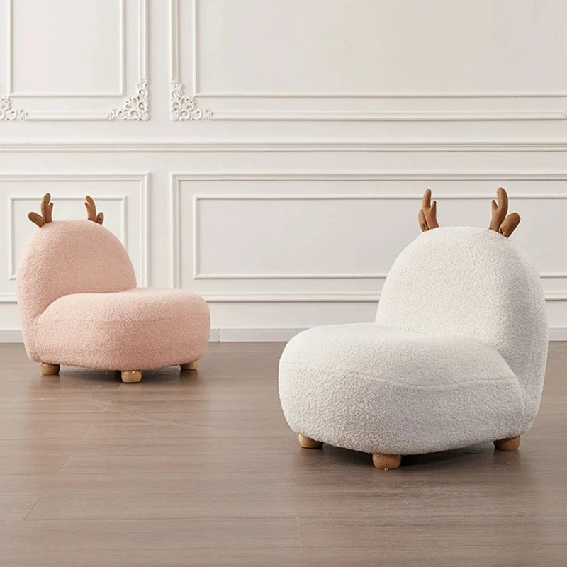 Minimalist Deer-Inspired Children's Chair – Five Colors