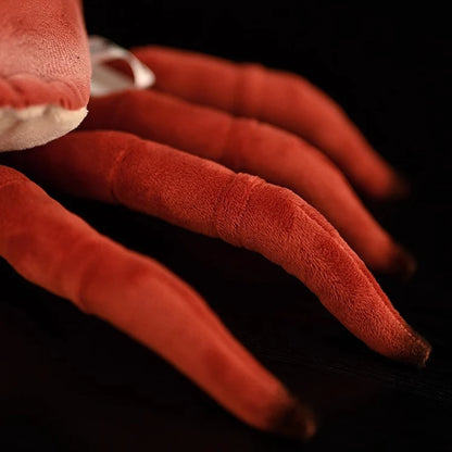 Realistic Red Crab Plushie, 9" | 22 cm