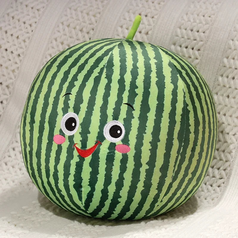 Kawaii Fruit Plush Pillows – Apple, Avocado, Strawberry & More, 4-12" | 10-30 cm