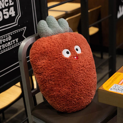 Plushie Fuzzy Fruit w/Optional Handwarmer, 5 Fruits, 14-18" | 36-45 cm