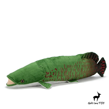 Giant Lifelike Arapaima Gigas Plush Toy, 20" | 50 cm