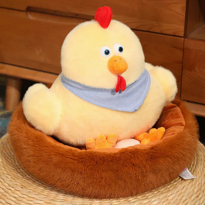 Hen & Nest Plushie Set, 12-15" | 30-38 cm