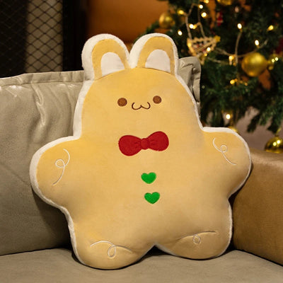 Grande peluche di biscotto di pan di zenzero con bastoncino di zucchero, 17-24" | 42-60 centimetri