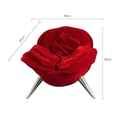 Flower Petal Leisure Chair – Botanical Accent Seating