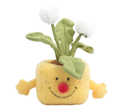 Kawaii Potted Plant Plushies – Flowers, Cacti & Fruit Trees, 6-8" | 14-20 cm