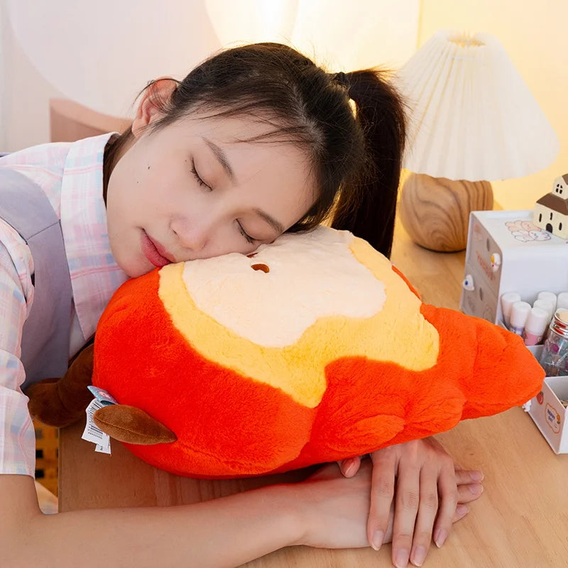 Kawaii Flame Plushie – Cute Stuffed Animal, Keychain, and Shoulder Bag