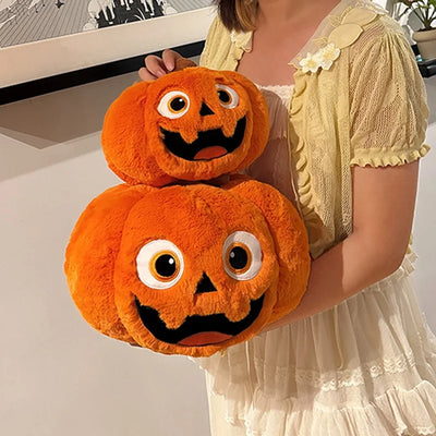 Halloween Jack-O-Lantern Plush Toy - Cute Pumpkin Doll, 10-14" | 25-35 cm