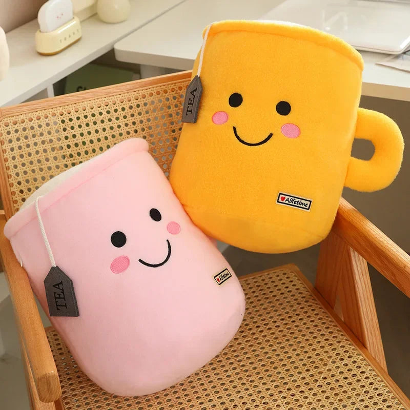 Cup of Tea Plushie, Three Colors, 13" | 34 cm