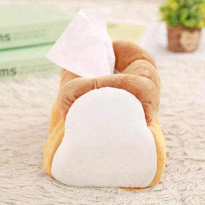 Plushie Novelty Loaf of Bread Tissue Holder, 10" | 25cm