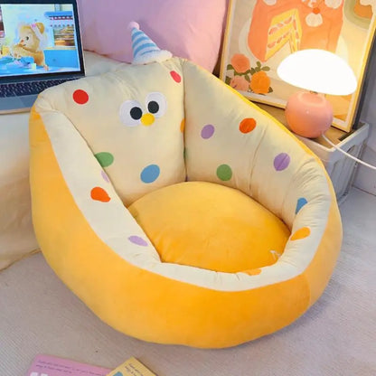 Kawaii Apple Plushie Chair for Kids